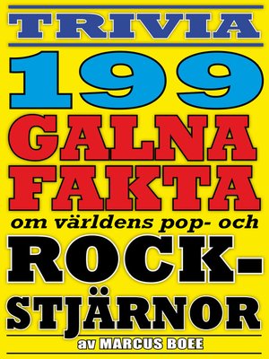 cover image of Galna rockstjärnor